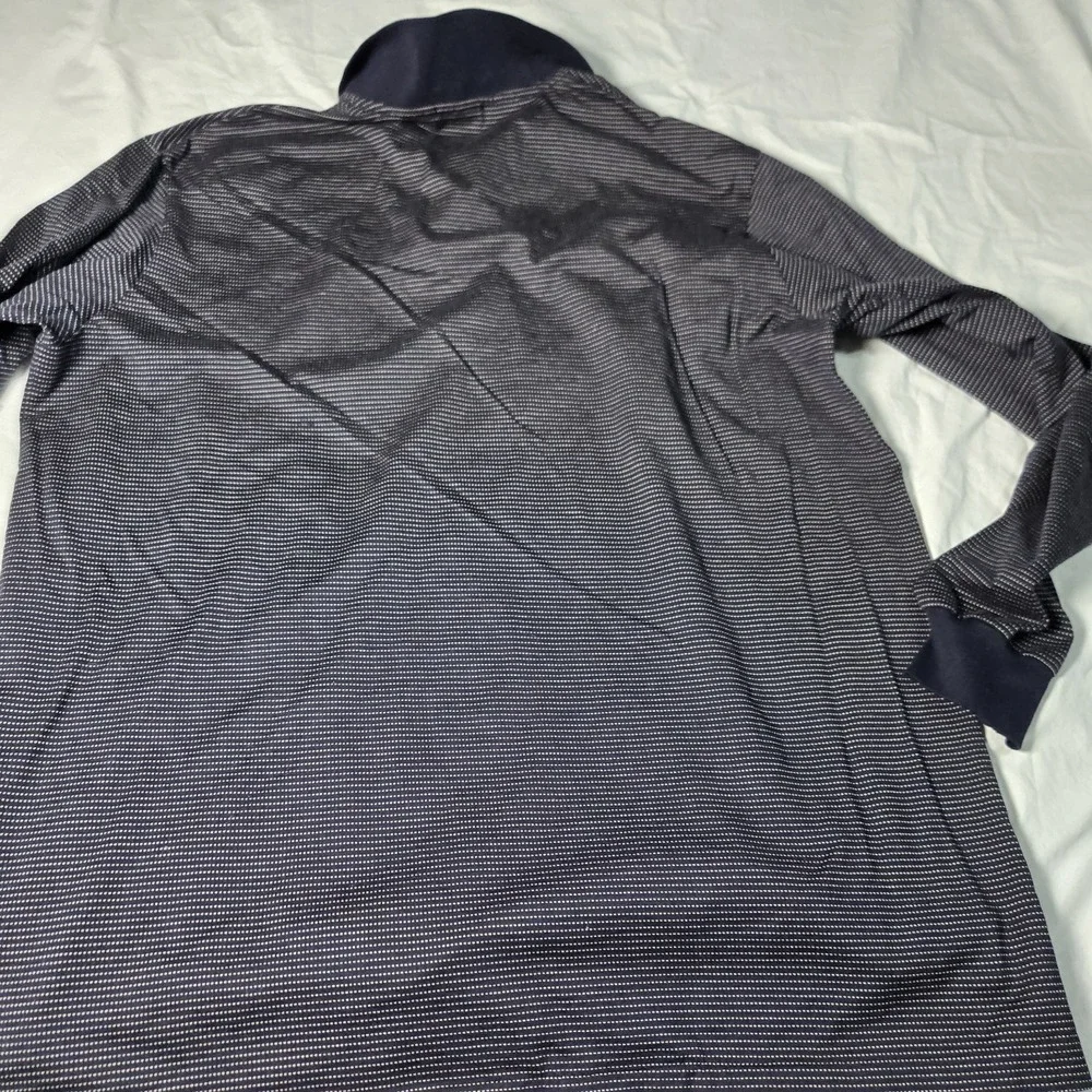 Polo By Ralph Lauren‎ Shirt Men XL  Navy Long Sleeve Pima Cotton Pony